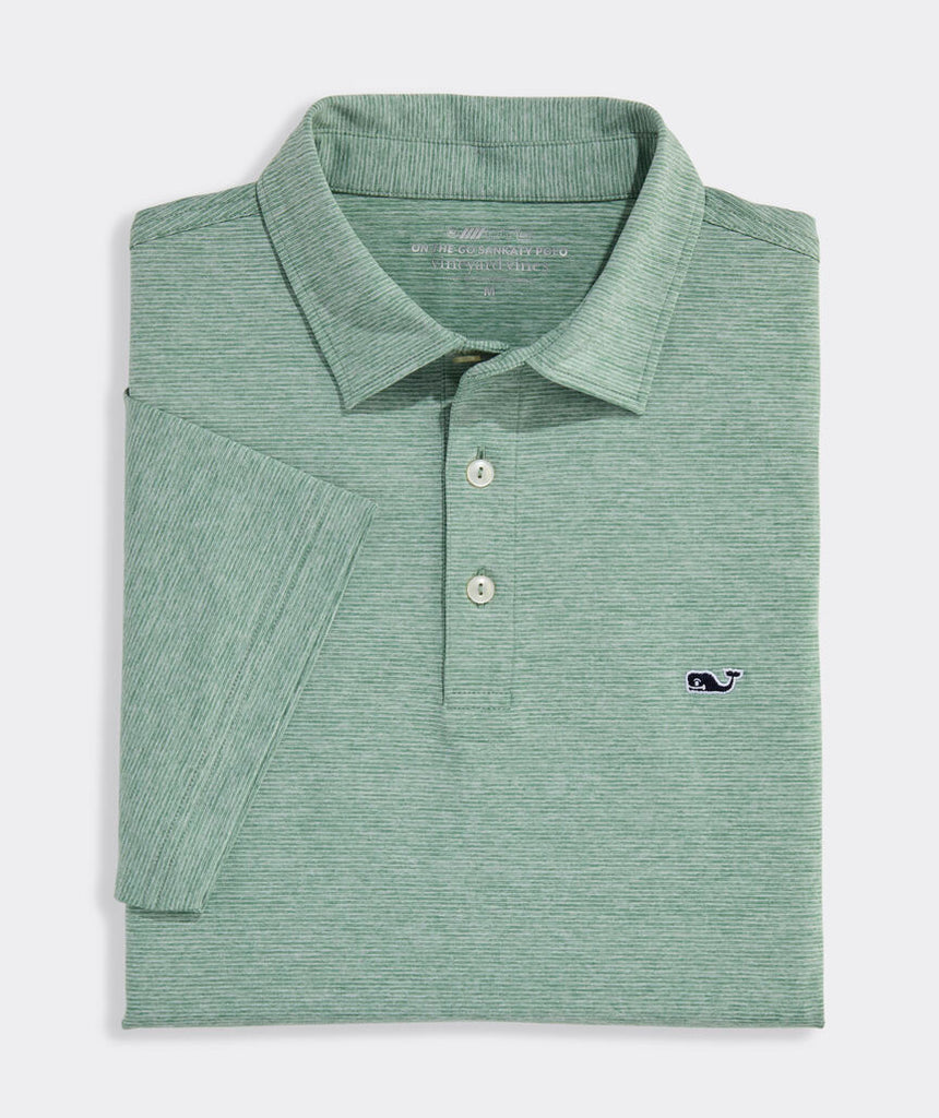 Vineyard Vines Men's St. Jean Stripe Sankaty Polo