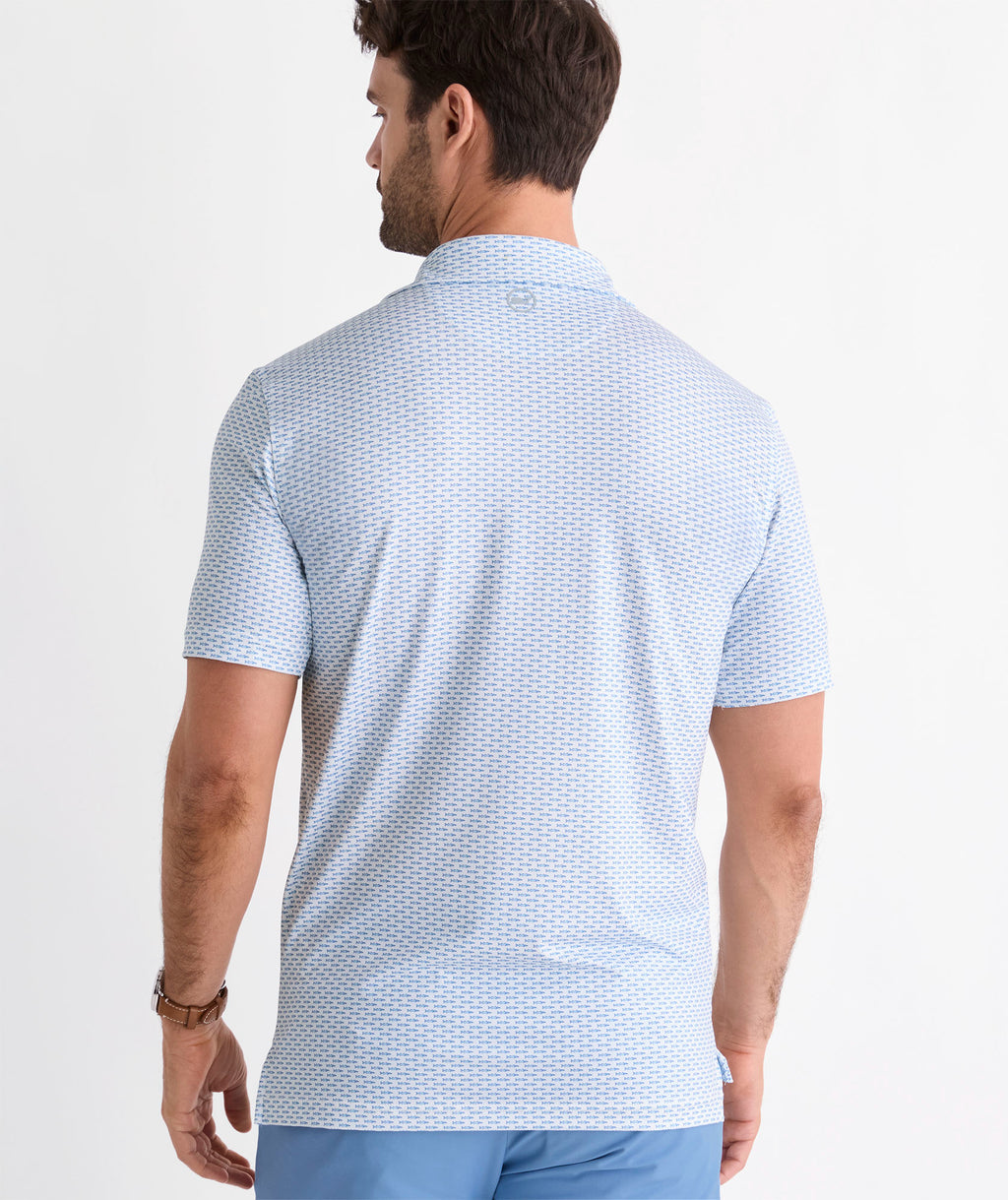 Vineyard Vines Performance Printed Sankaty Polo