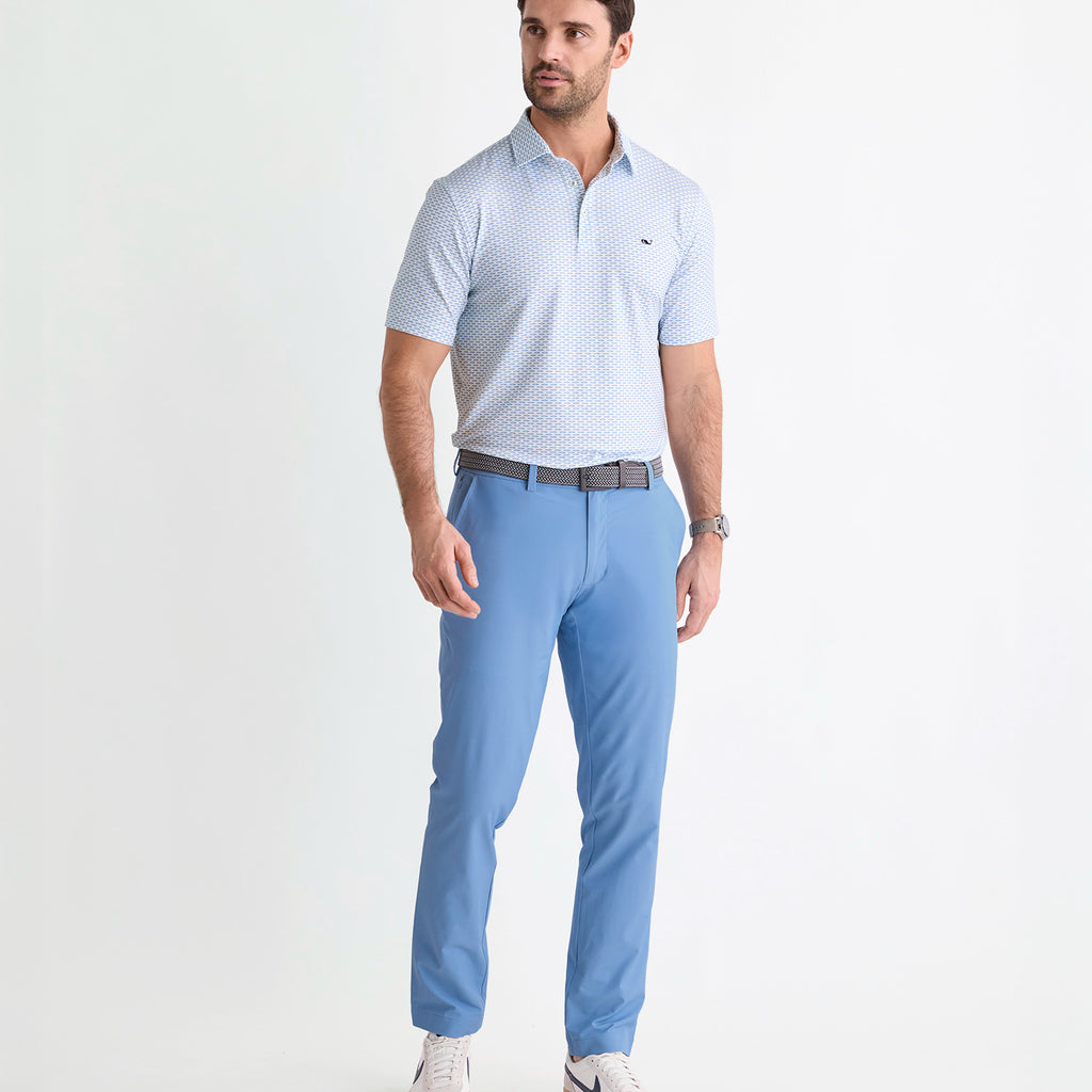 Vineyard Vines Performance Printed Sankaty Polo