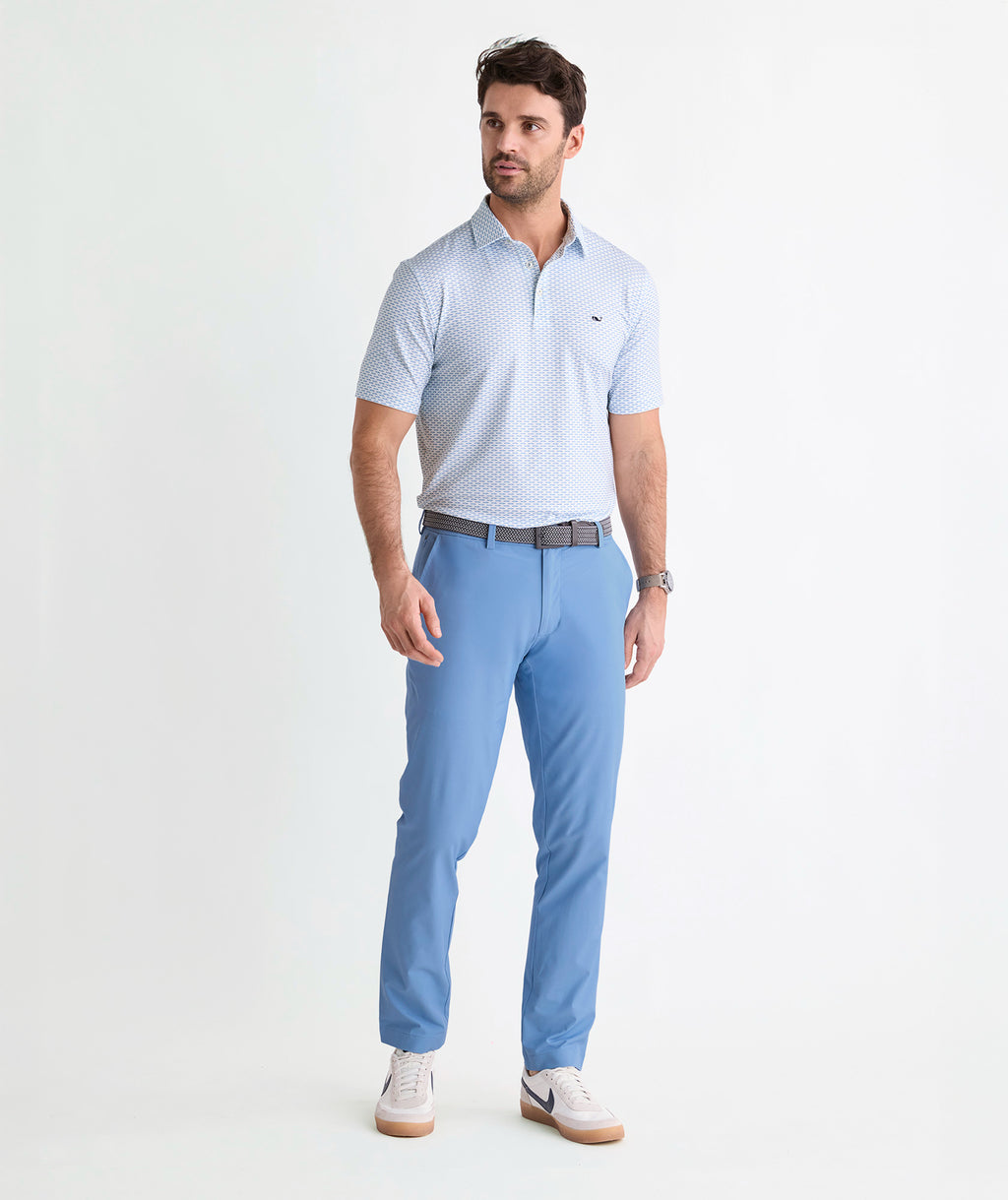 Vineyard Vines Performance Printed Sankaty Polo
