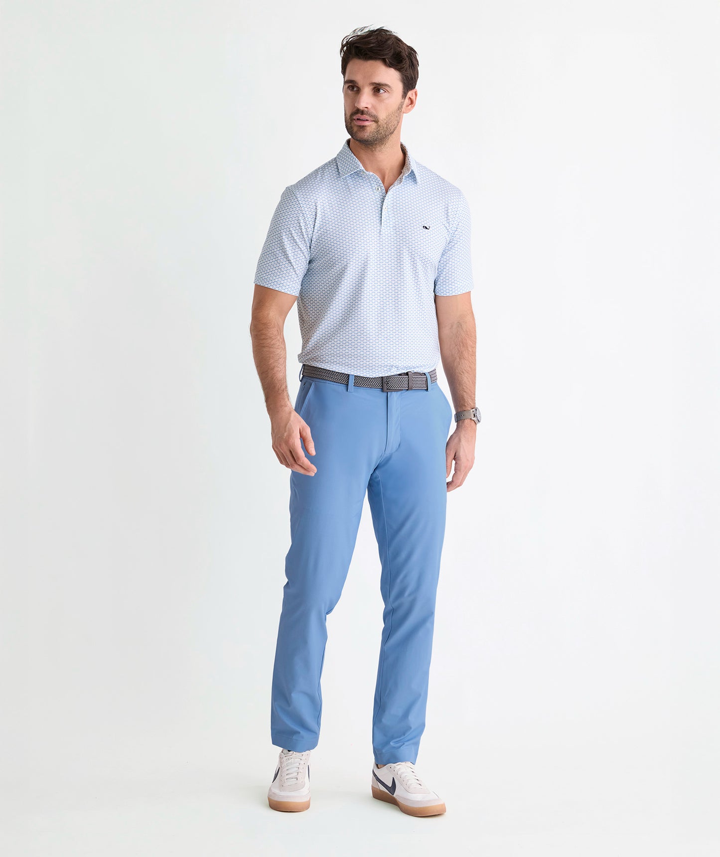 Vineyard Vines Performance Printed Sankaty Polo