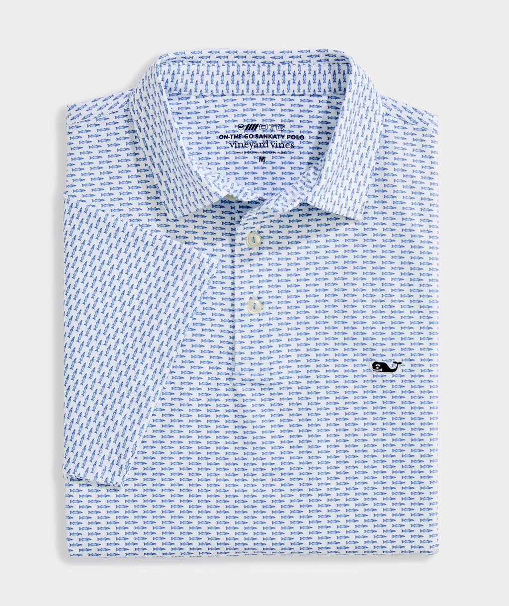Vineyard Vines Performance Printed Sankaty Polo