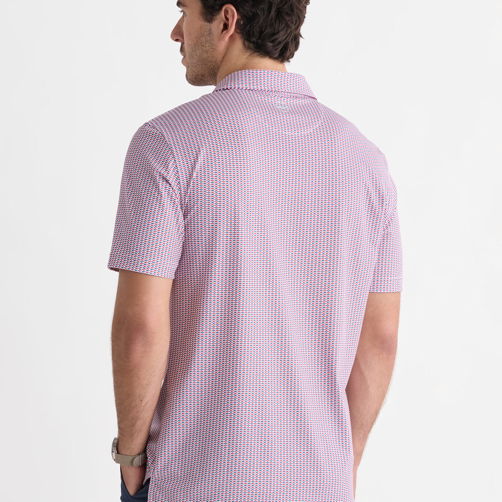 Vineyard Vines Performance Printed Sankaty Polo