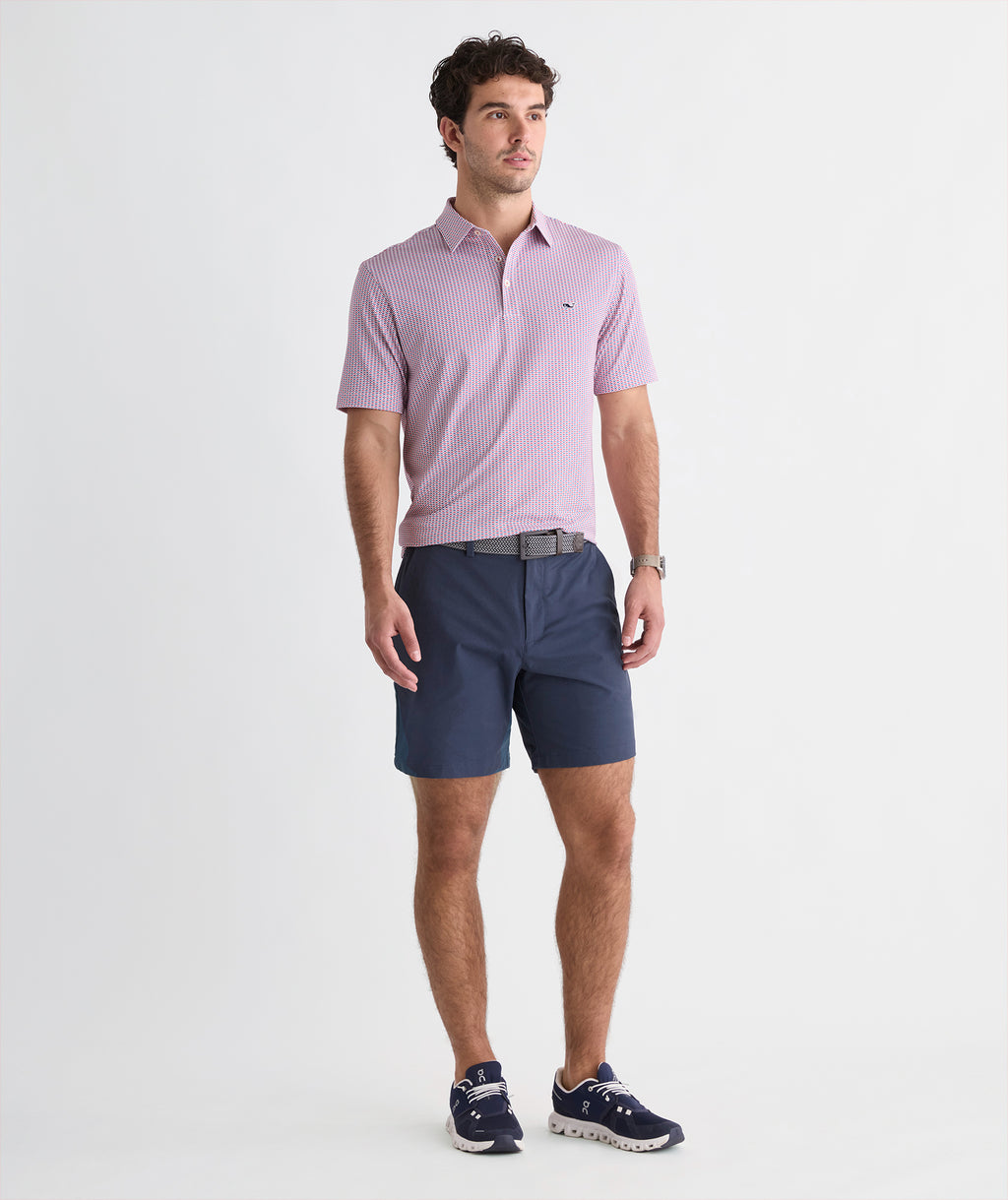 Vineyard Vines Performance Printed Sankaty Polo