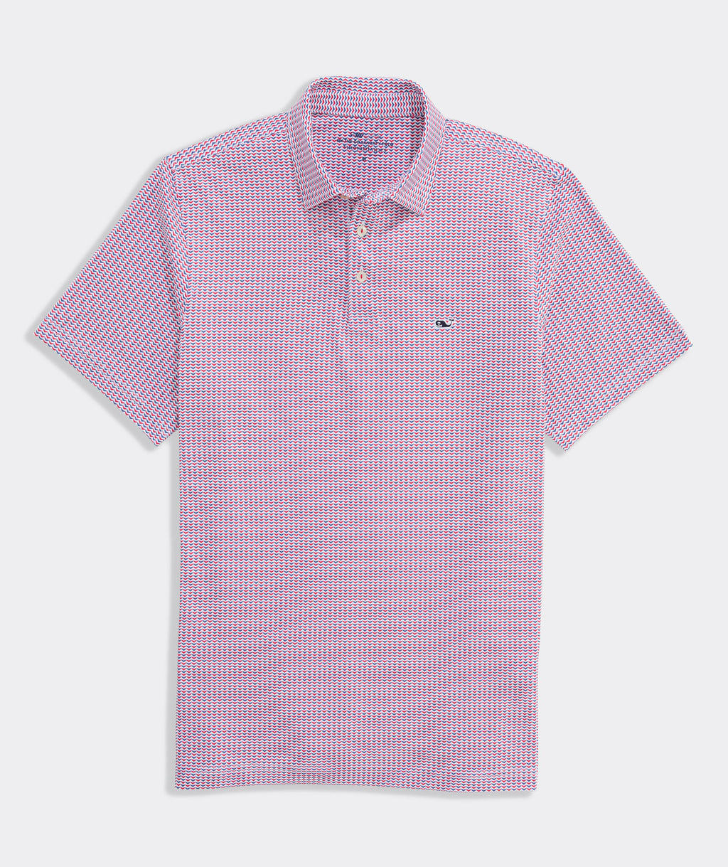Vineyard Vines Performance Printed Sankaty Polo