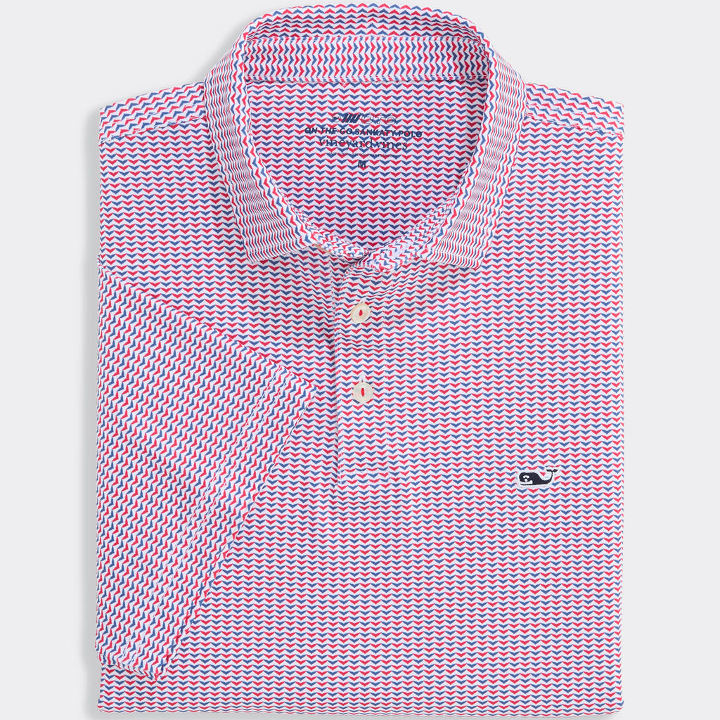 Vineyard Vines Performance Printed Sankaty Polo