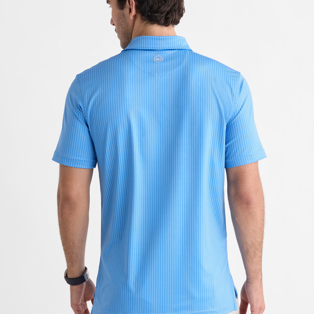 Vineyard Vines Performance Printed Sankaty Polo