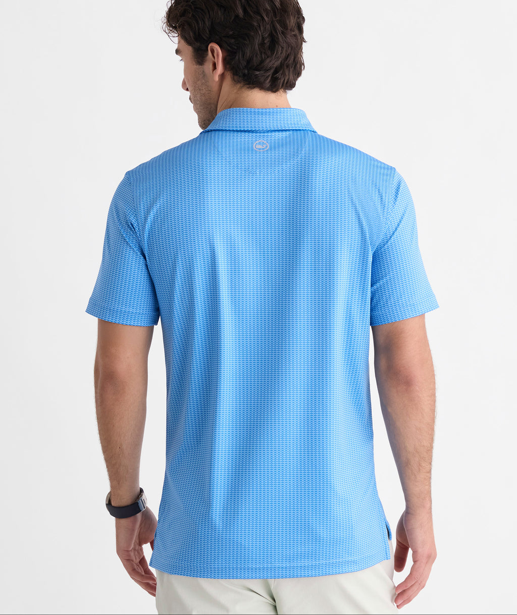 Vineyard Vines Performance Printed Sankaty Polo