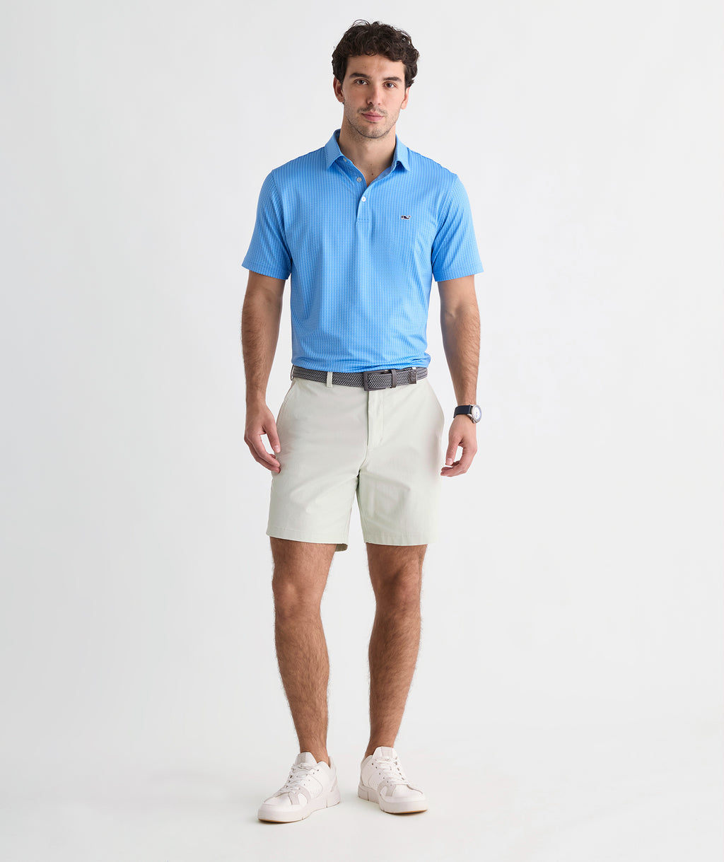 Vineyard Vines Performance Printed Sankaty Polo
