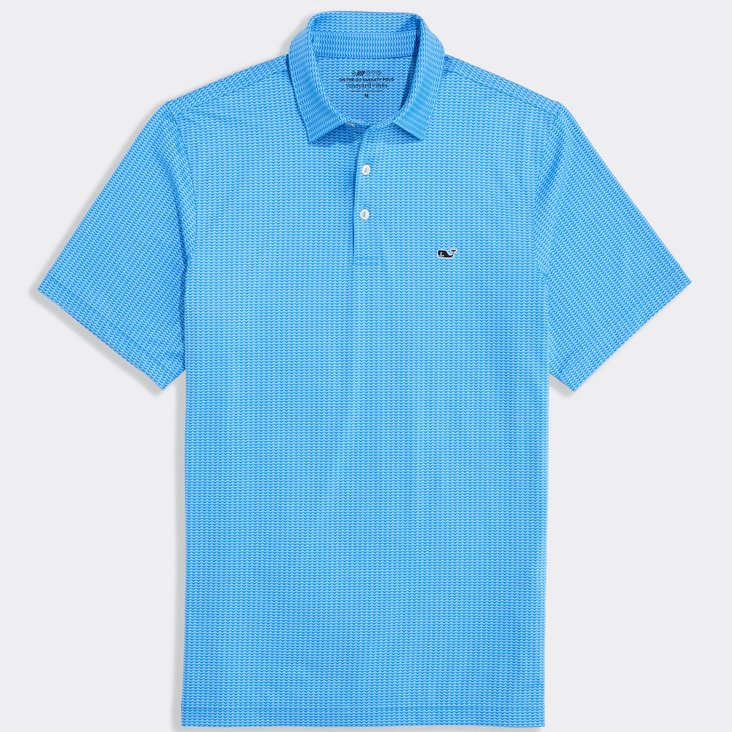 Vineyard Vines Performance Printed Sankaty Polo