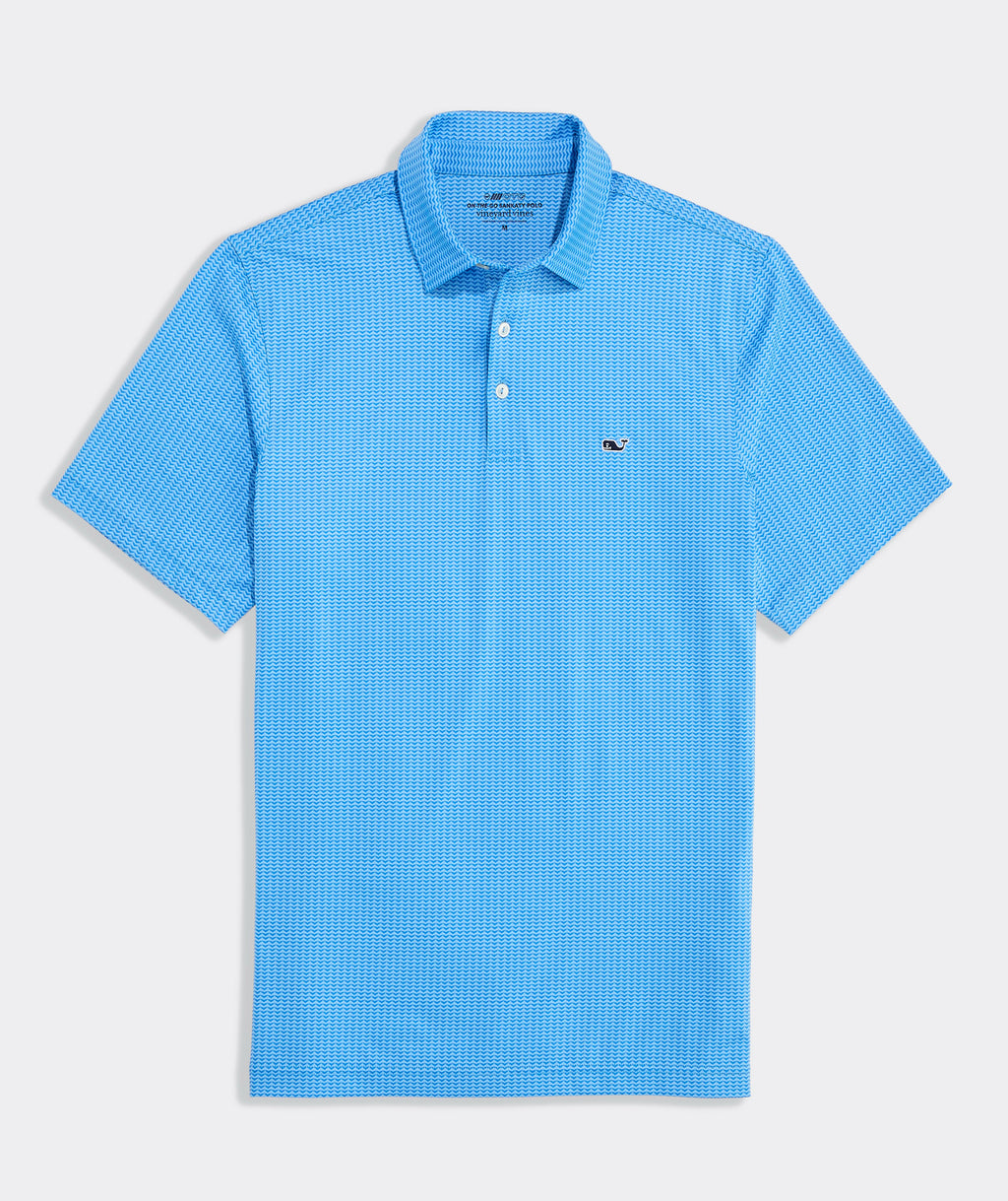 Vineyard Vines Performance Printed Sankaty Polo