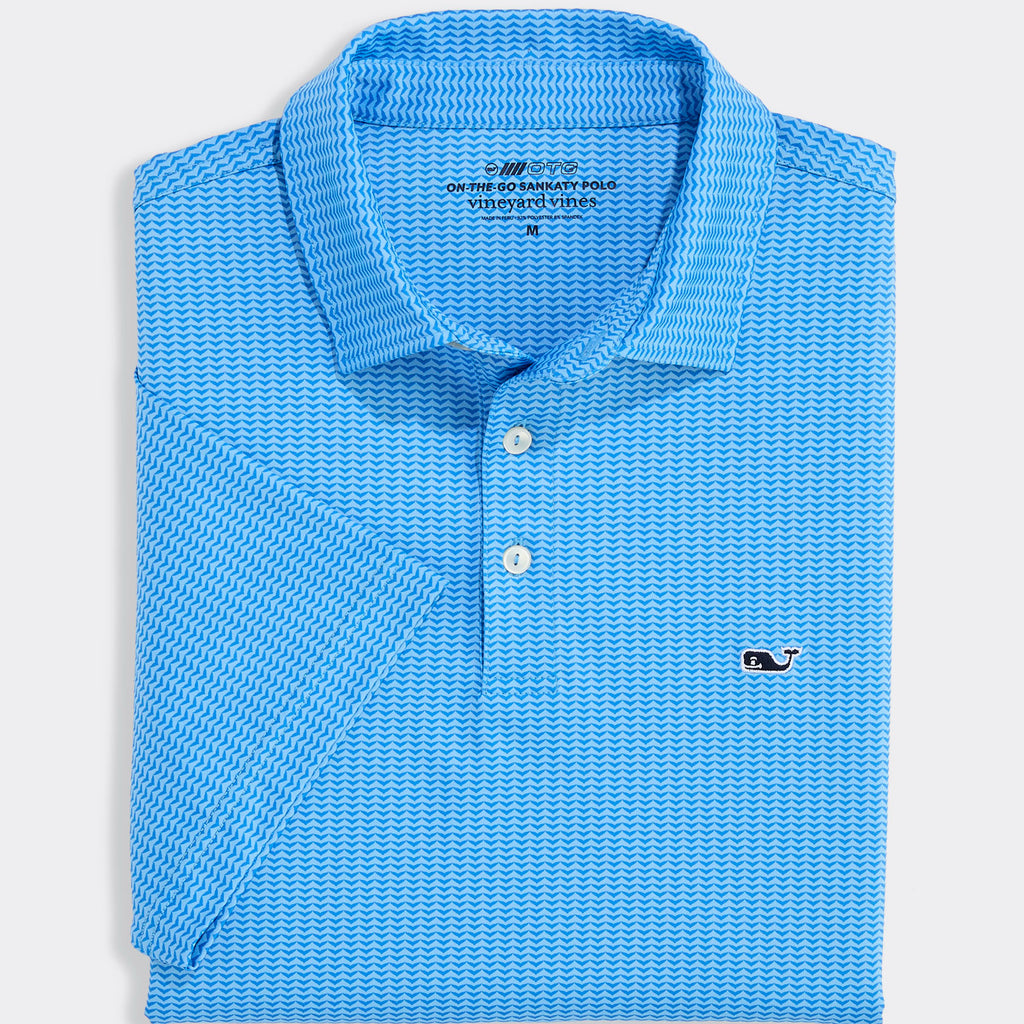 Vineyard Vines Performance Printed Sankaty Polo