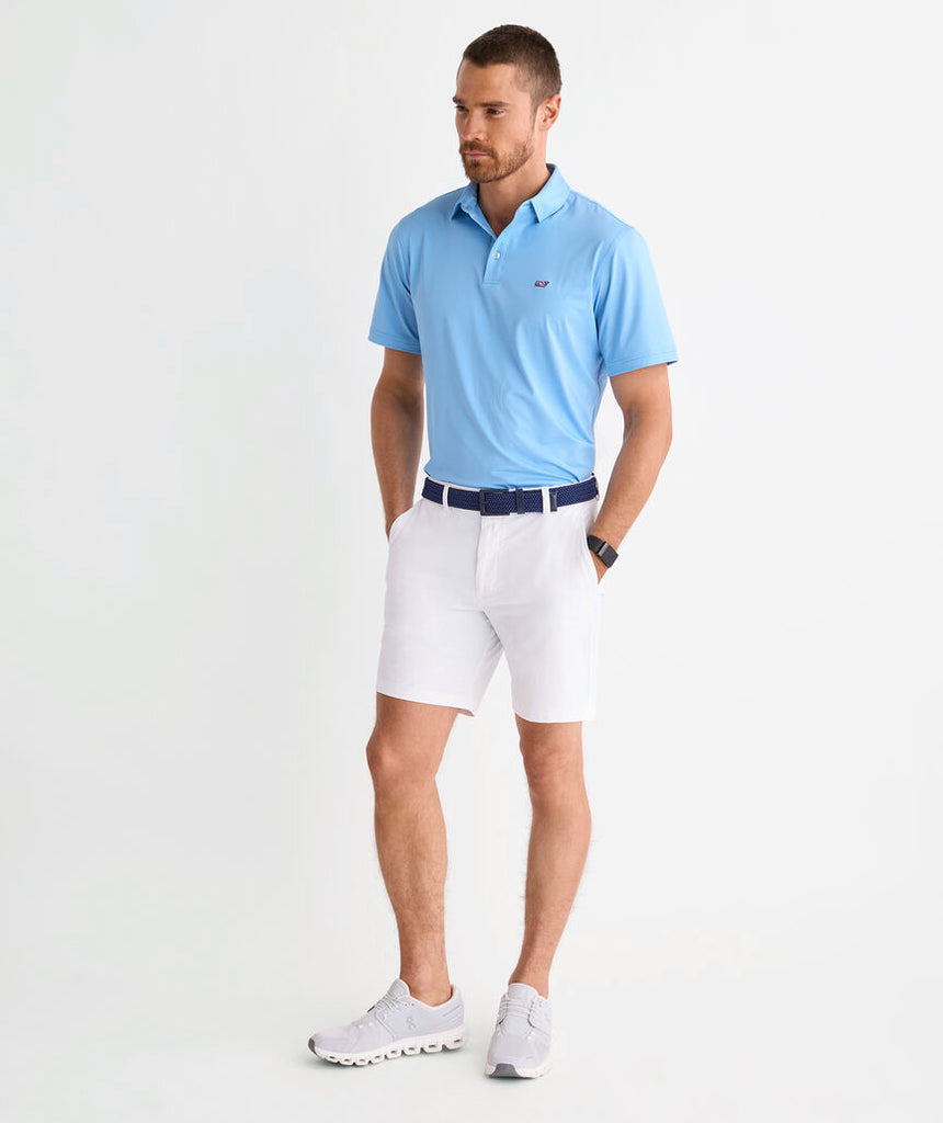 Vineyard Vines Performance Anegada Stripe Sankaty Polo