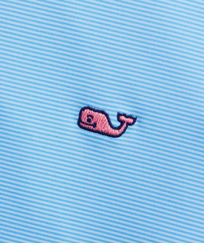 Vineyard Vines Performance Anegada Stripe Sankaty Polo