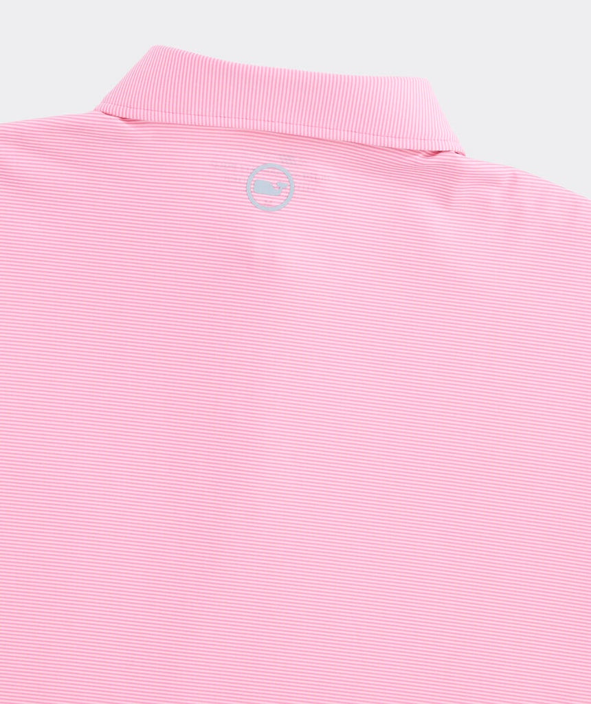 Vineyard Vines Performance Anegada Stripe Sankaty Polo