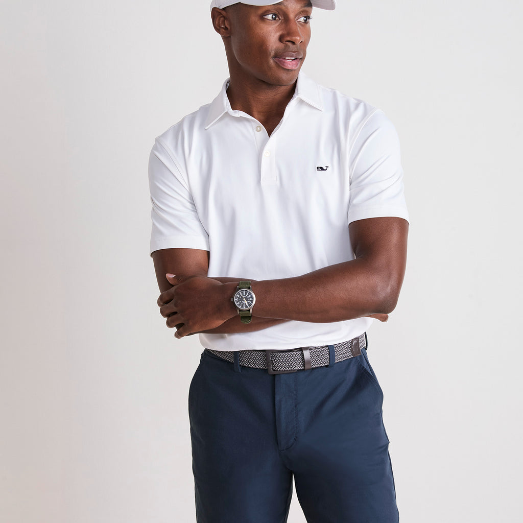 Vineyard Vines Performance Solid Sankaty Polo
