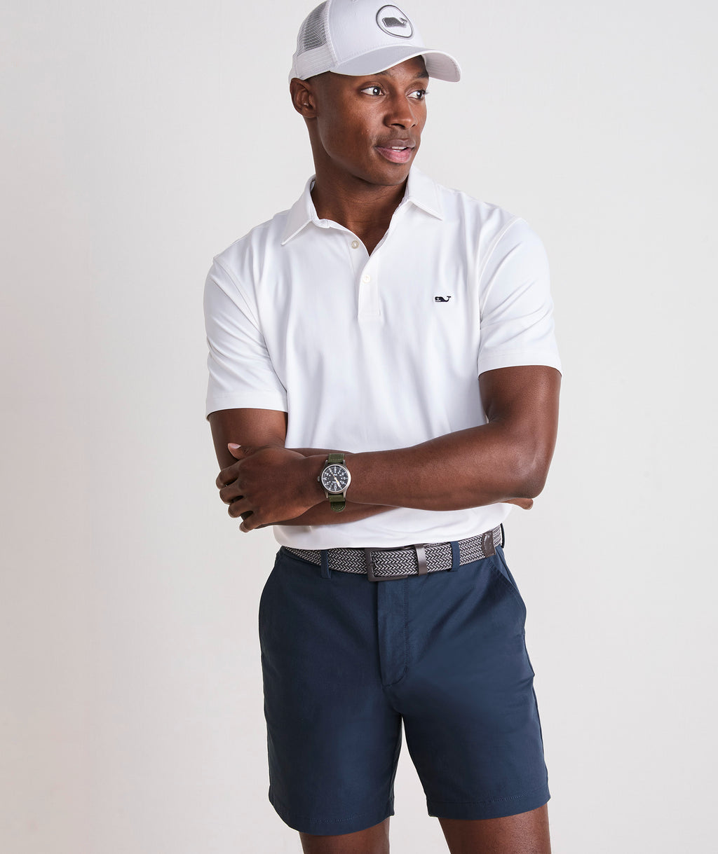 Vineyard Vines Performance Solid Sankaty Polo