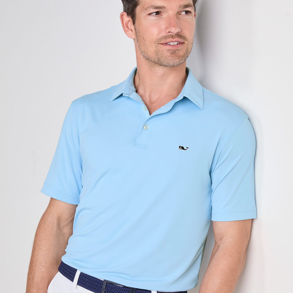 Vineyard Vines Performance Solid Sankaty Polo