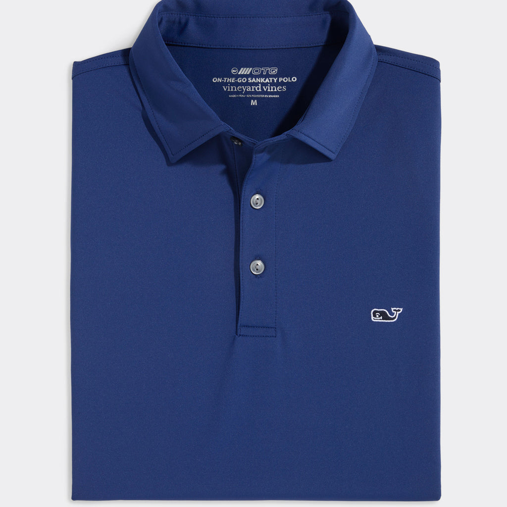 Vineyard Vines Performance Solid Sankaty Polo