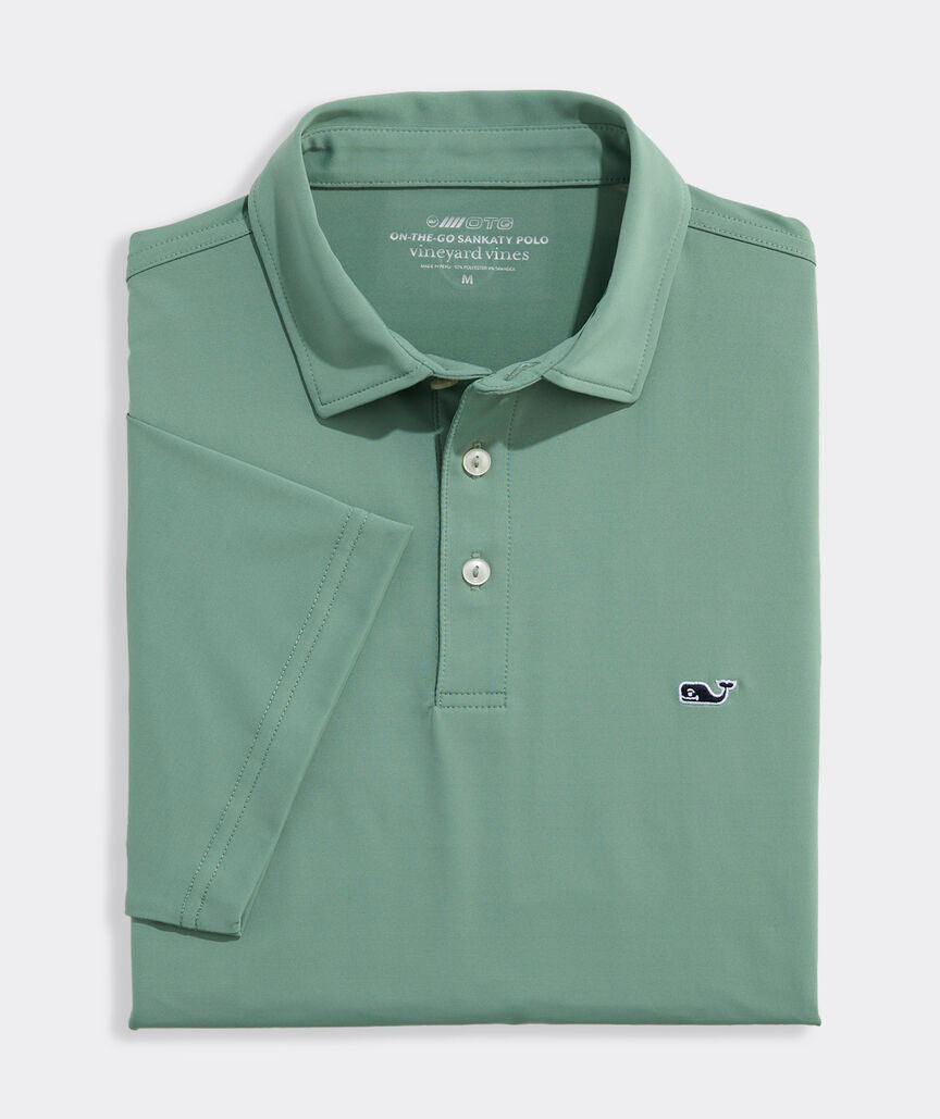Vineyard Vines Performance Solid Sankaty Polo