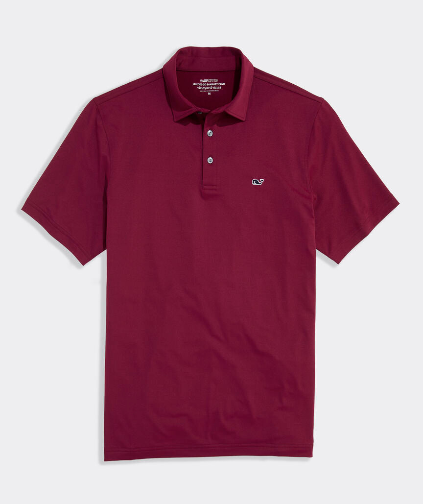 Vineyard Vines Performance Solid Sankaty Polo
