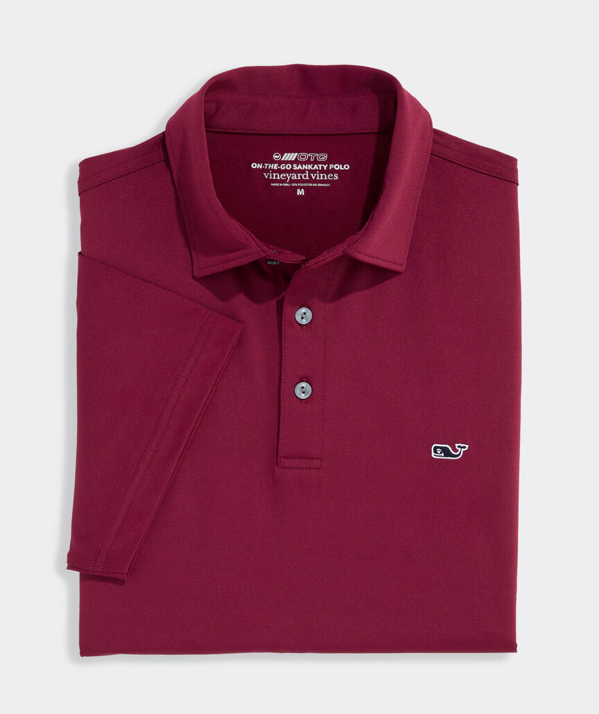 Vineyard Vines Performance Solid Sankaty Polo