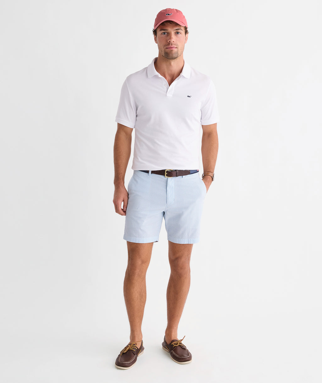 Vineyard Vines 7 Inch Seersucker Chilmark Chino Shorts