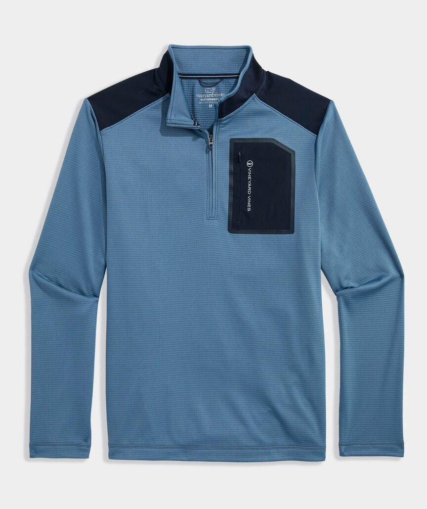 Vineyard Vines Performance Grid Tech Quarter-Zip