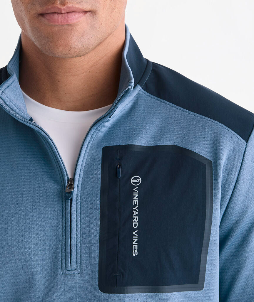 Vineyard Vines Performance Grid Tech Quarter-Zip