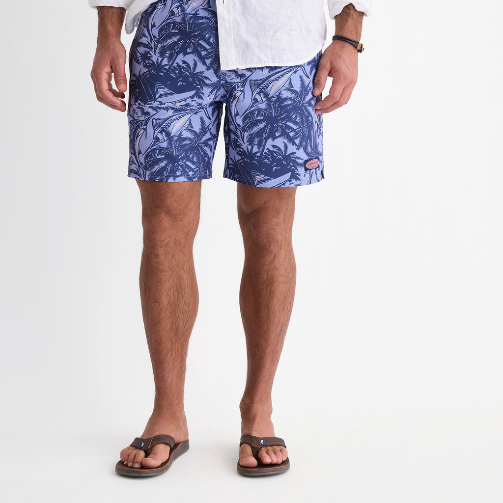 Vineyard Vines 7 Inch Printed Chappy Swim Trunks