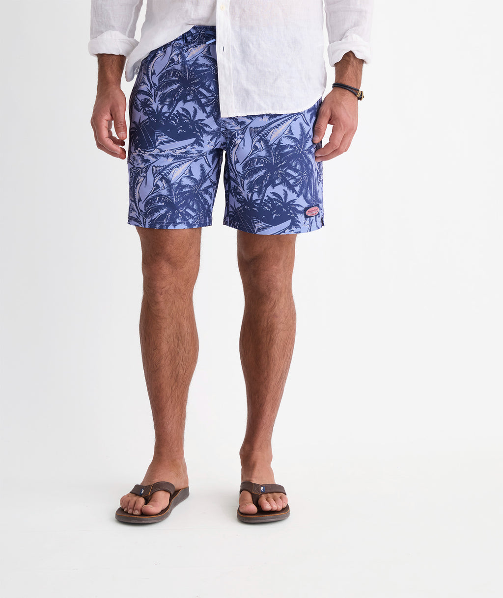 Vineyard Vines 7 Inch Printed Chappy Swim Trunks
