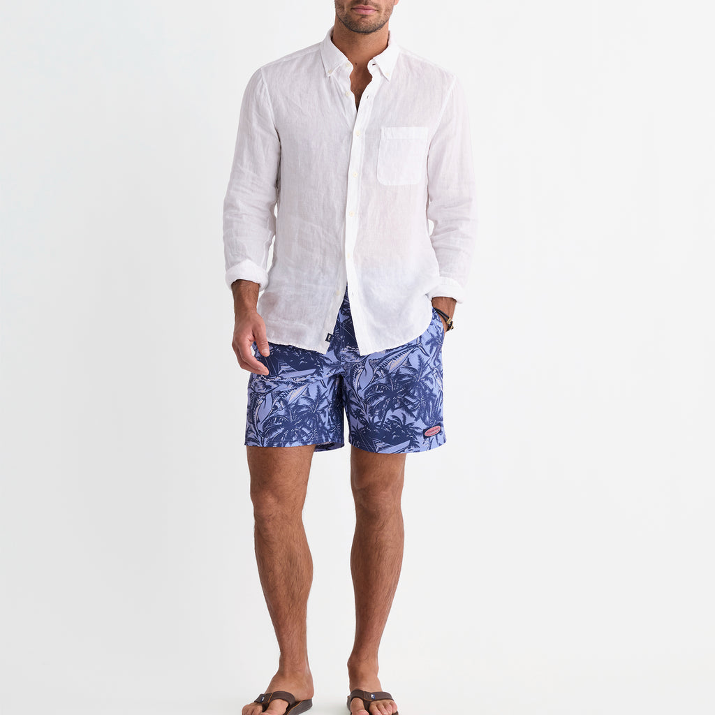 Vineyard Vines 7 Inch Printed Chappy Swim Trunks