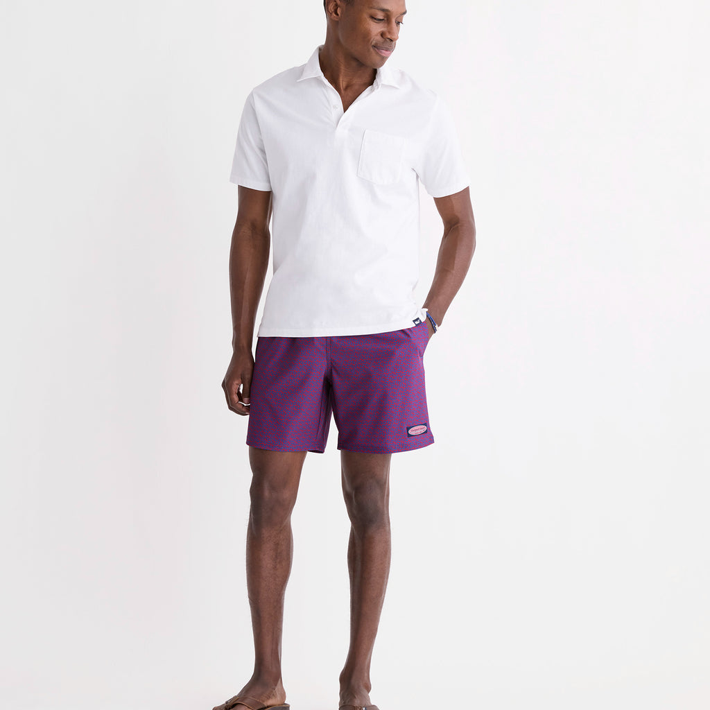 Vineyard Vines 7 Inch Printed Chappy Swim Trunks