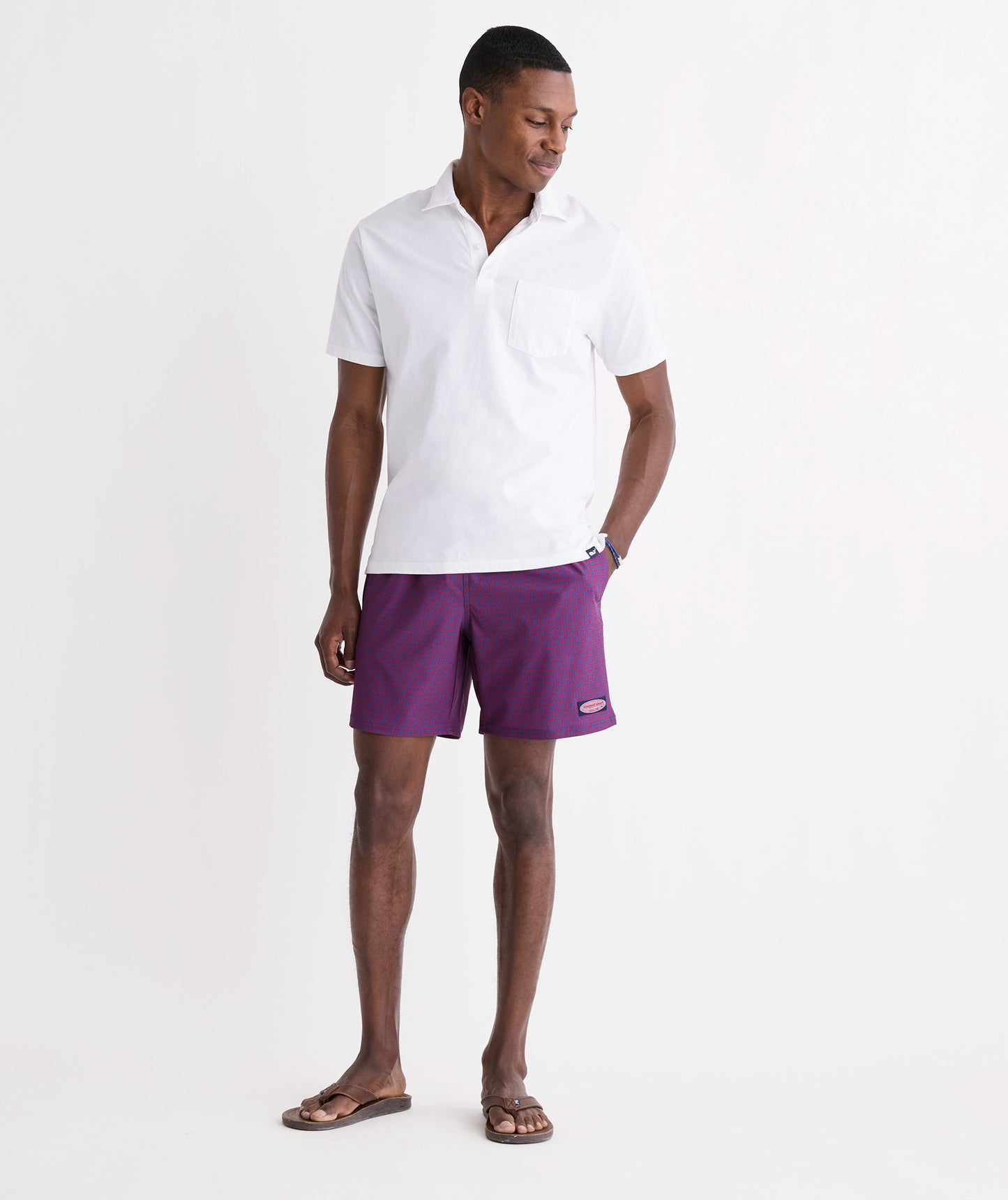 Vineyard Vines 7 Inch Printed Chappy Swim Trunks