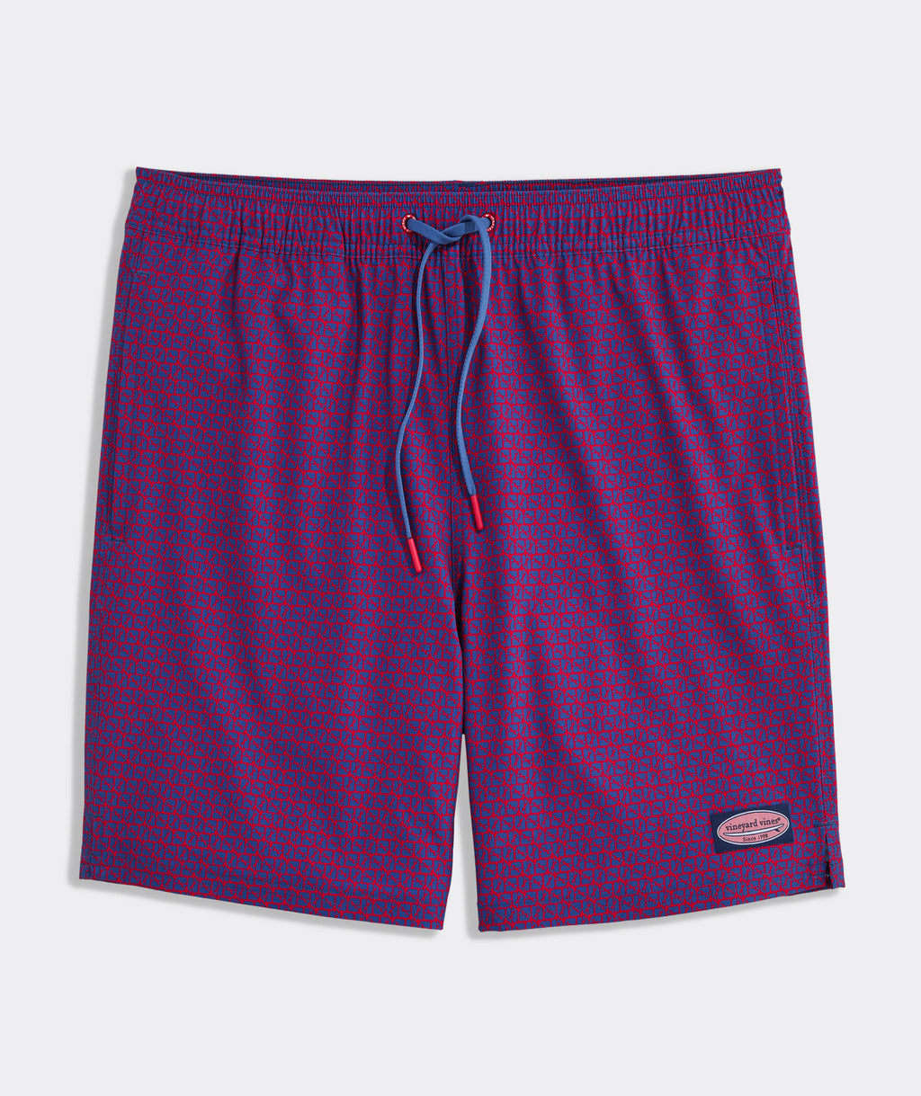 Vineyard Vines 7 Inch Printed Chappy Swim Trunks