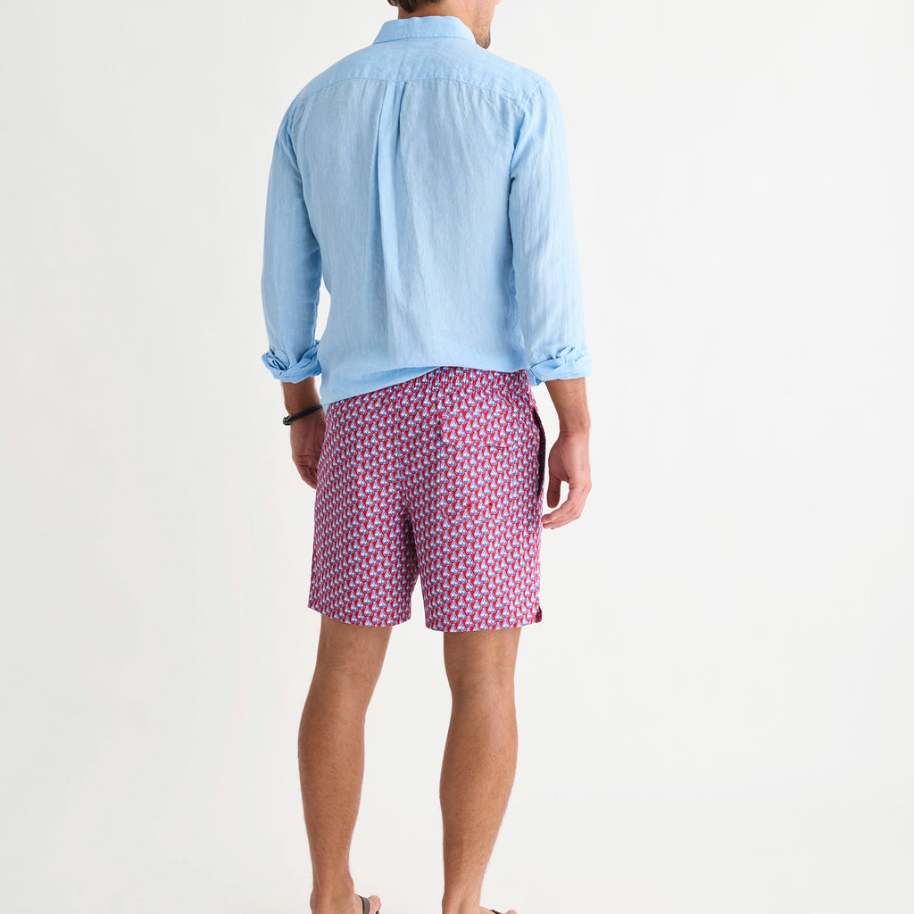 Vineyard Vines 7 Inch Printed Chappy Swim Trunks