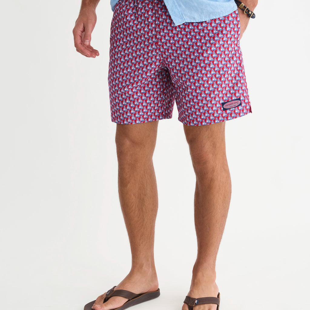 Vineyard Vines 7 Inch Printed Chappy Swim Trunks