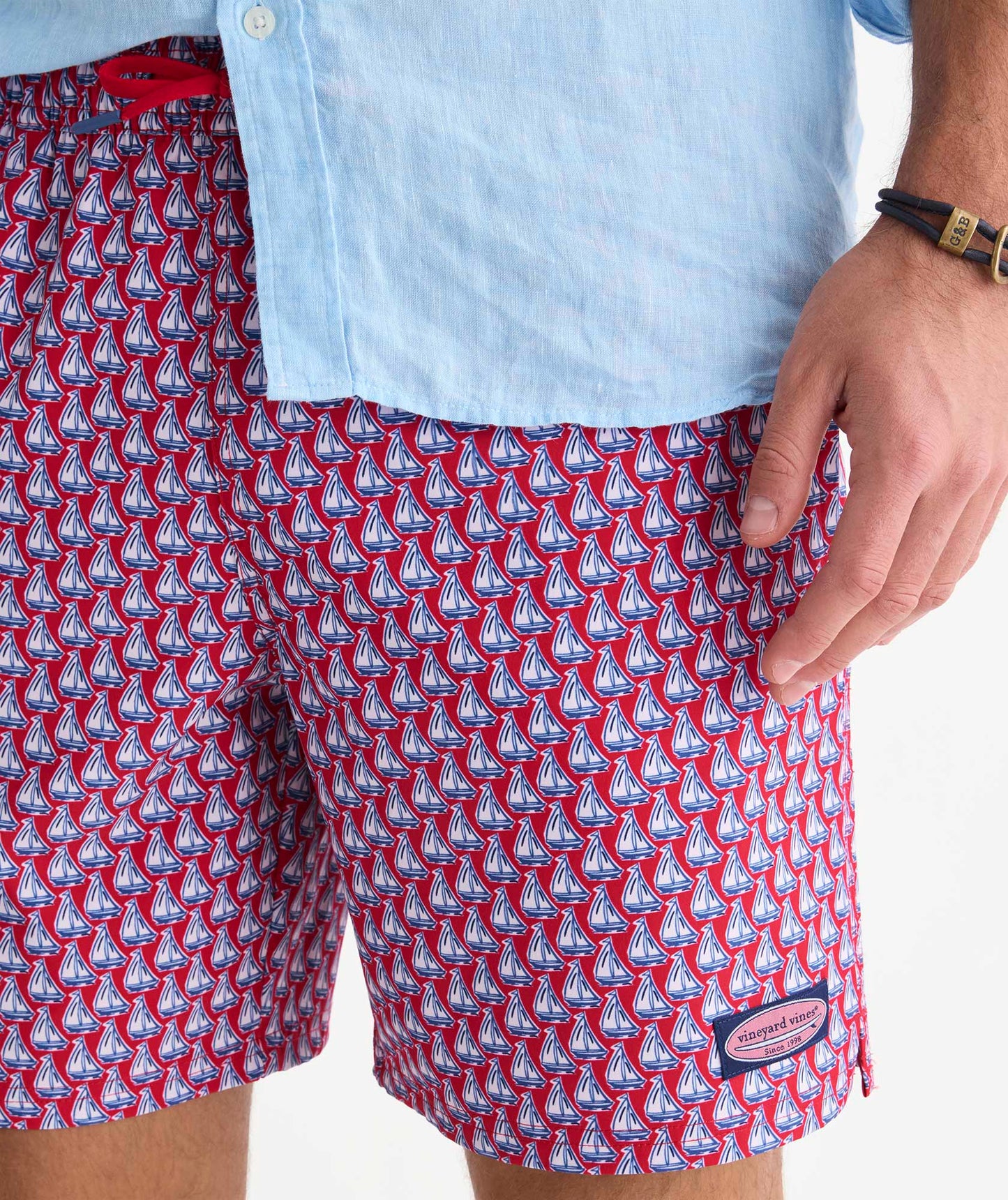 Vineyard Vines 7 Inch Printed Chappy Swim Trunks