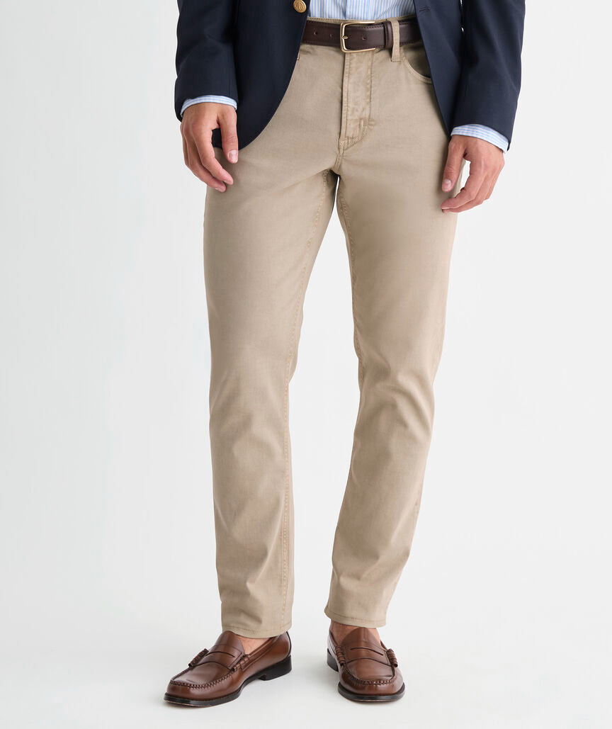 Vineyard Vines Bayside Sateen 5-Pocket Pants