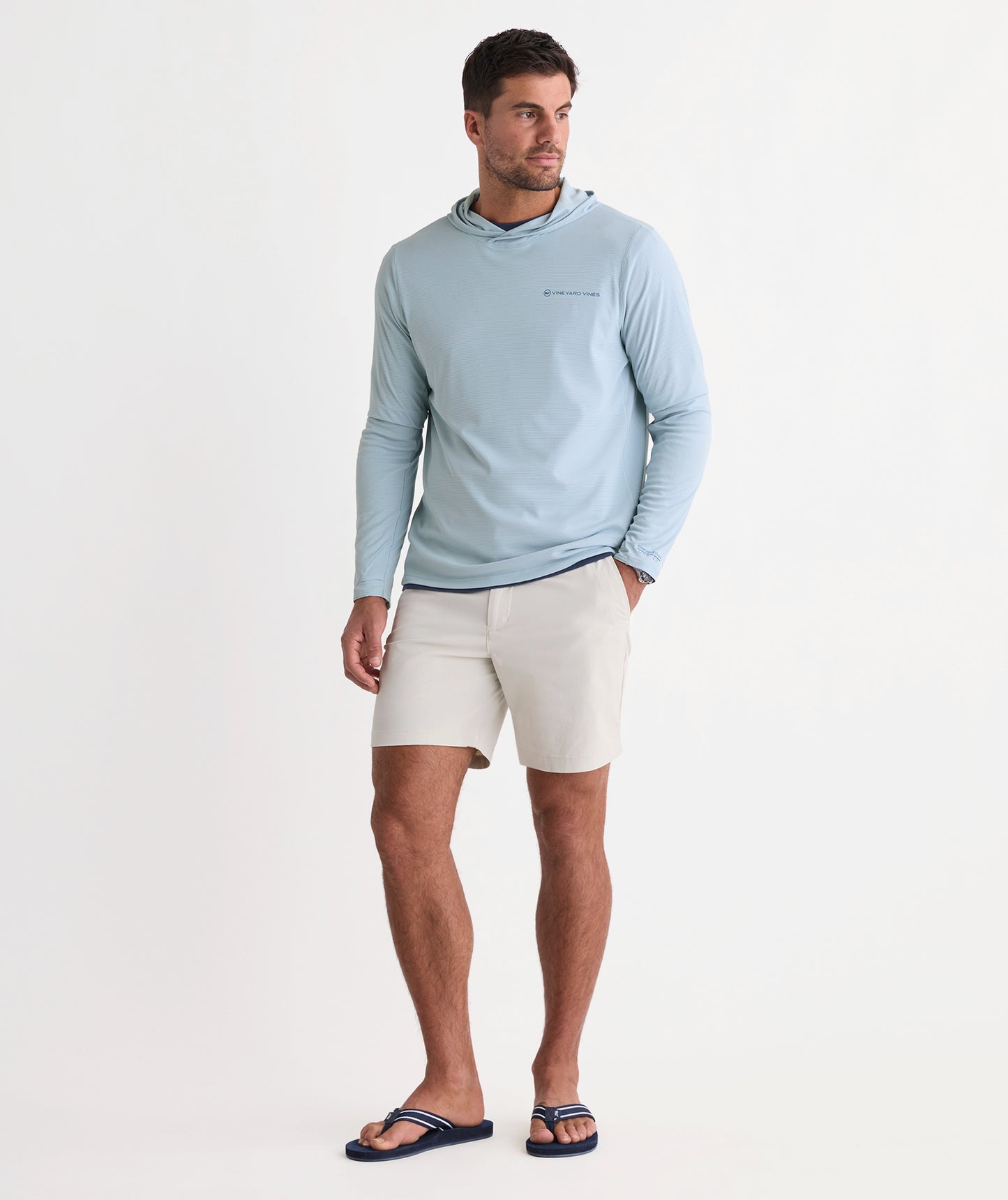 Vineyard Vines Sun Tech Hoodie Tee