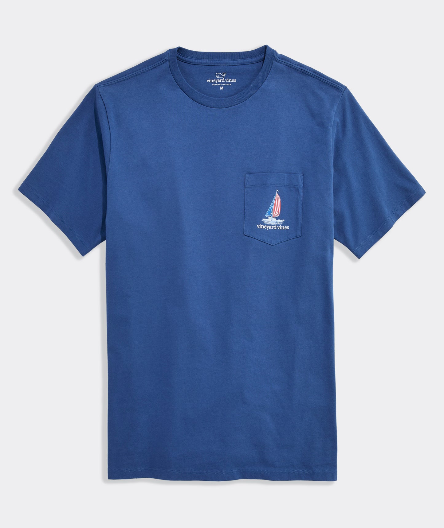 Vineyard Vines Painted Americana Sail Short-Sleeve Pocket Tee
