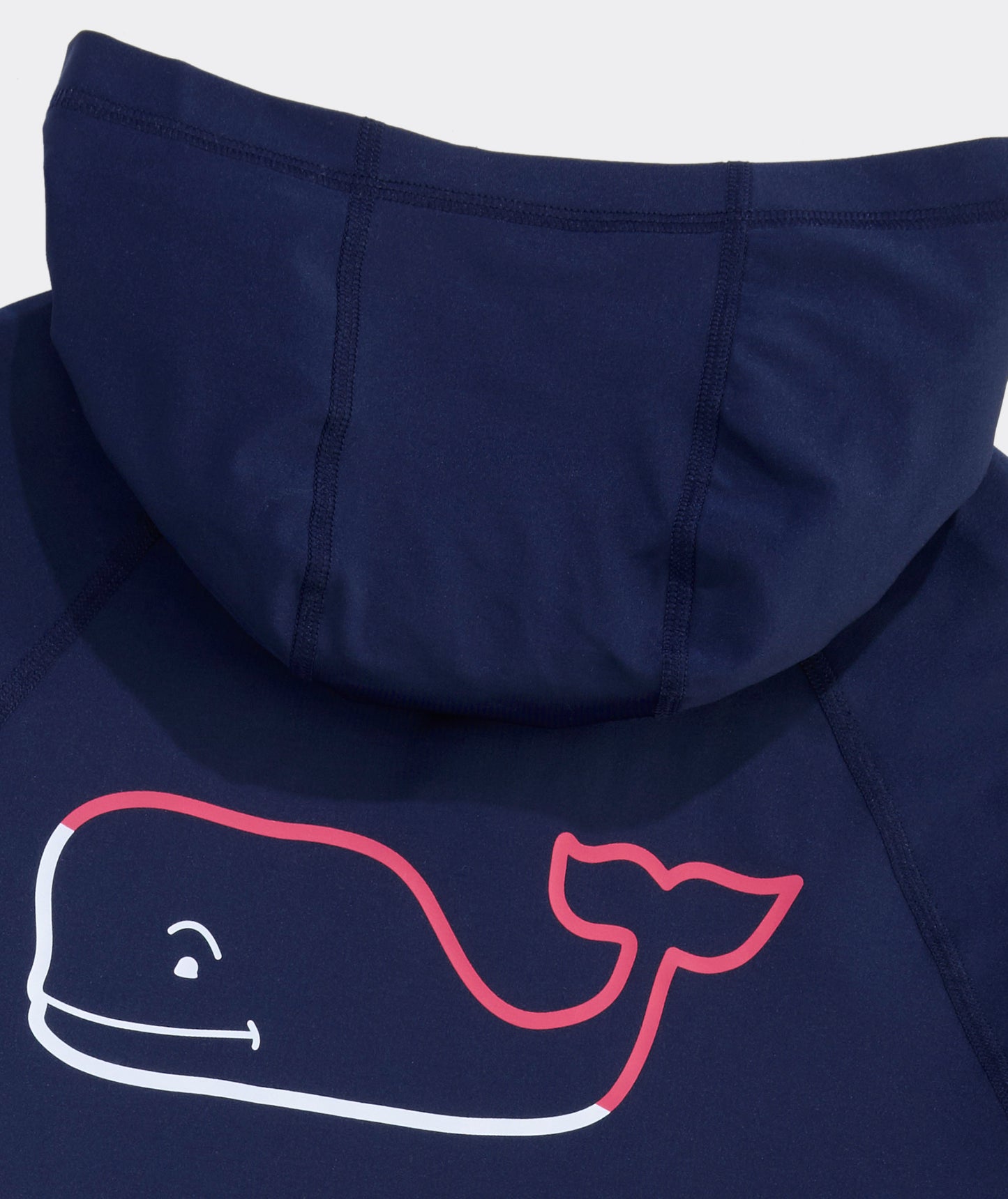 Vineyard Vines Performance Burgee Whale Long-Sleeve Harbor Hoodie Tee