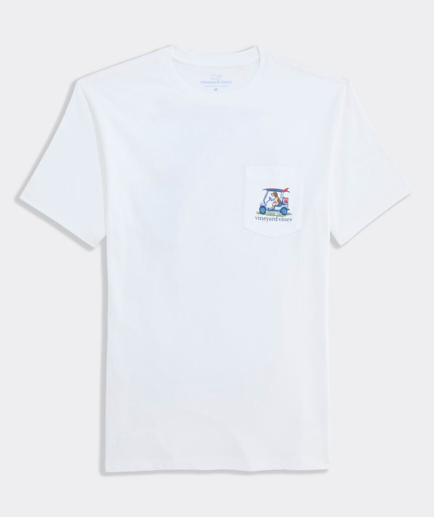 Vineyard Vines Pointer Golf Cart Short-Sleeve Pocket Tee