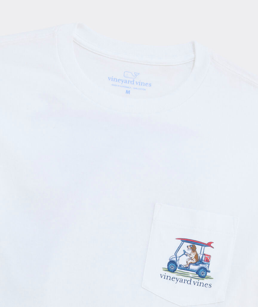 Vineyard Vines Pointer Golf Cart Short-Sleeve Pocket Tee