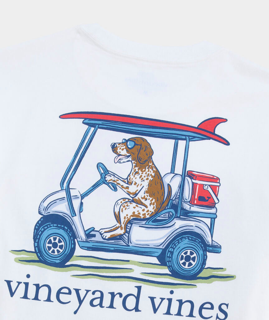 Vineyard Vines Pointer Golf Cart Short-Sleeve Pocket Tee