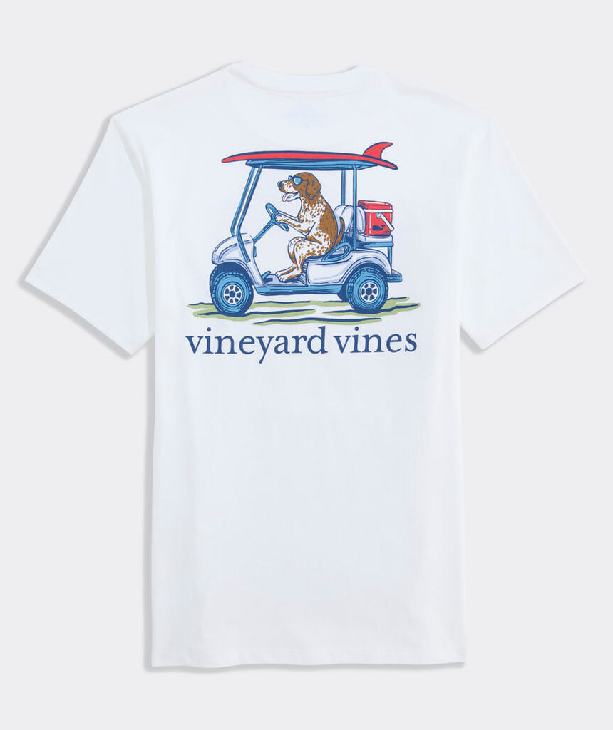 Vineyard Vines Pointer Golf Cart Short-Sleeve Pocket Tee