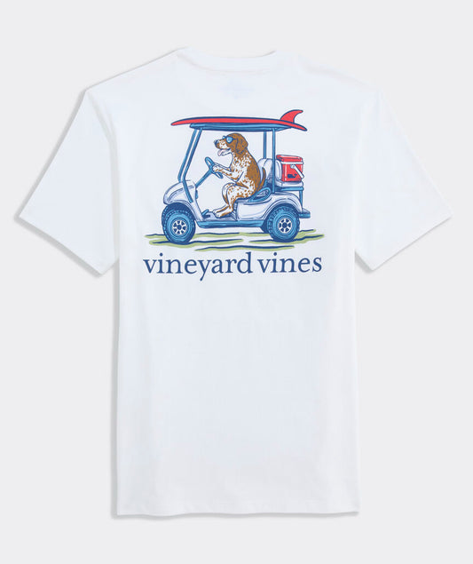 Vineyard Vines Pointer Golf Cart Short-Sleeve Pocket Tee