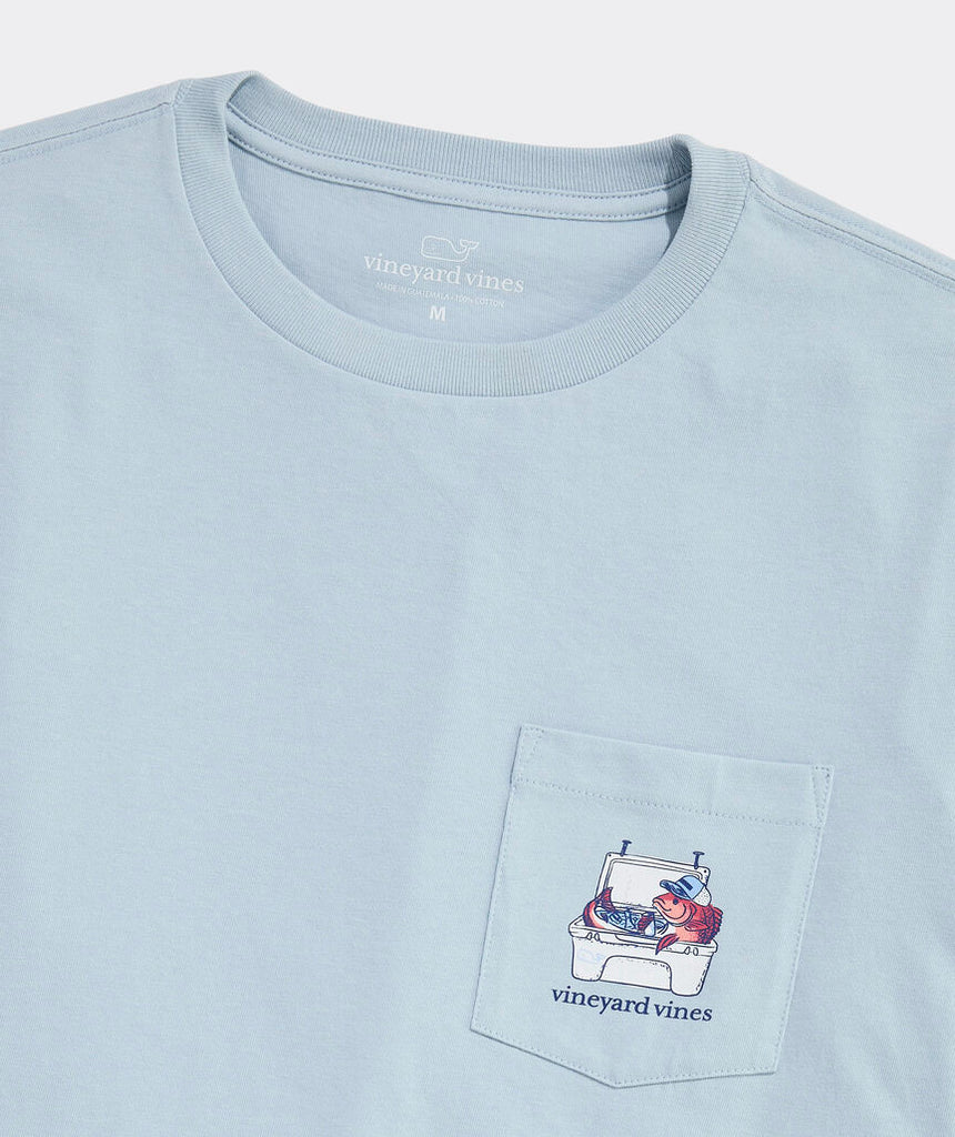 Vineyard Vines Redfish Cooler Short-Sleeve Pocket Tee