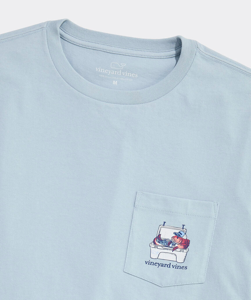 Vineyard Vines Redfish Cooler Short-Sleeve Pocket Tee