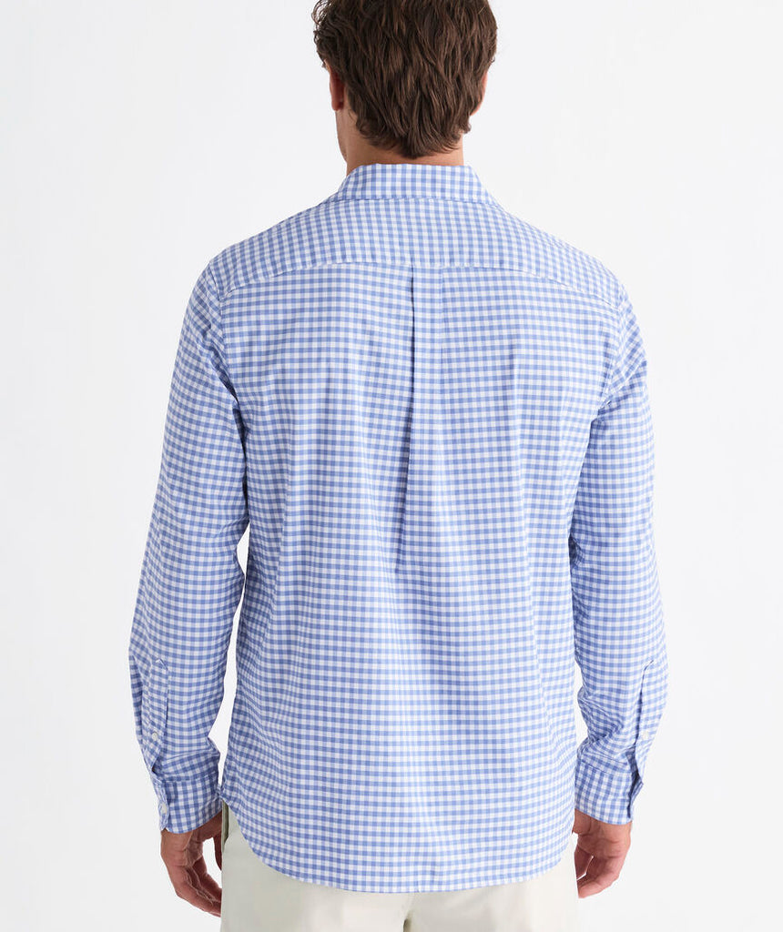 Vineyard Vines Performance Cotton Skysail Gingham Shirt
